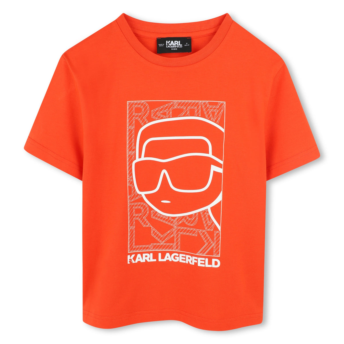 Karl Lagerfeld Tshirt Graphic Orange