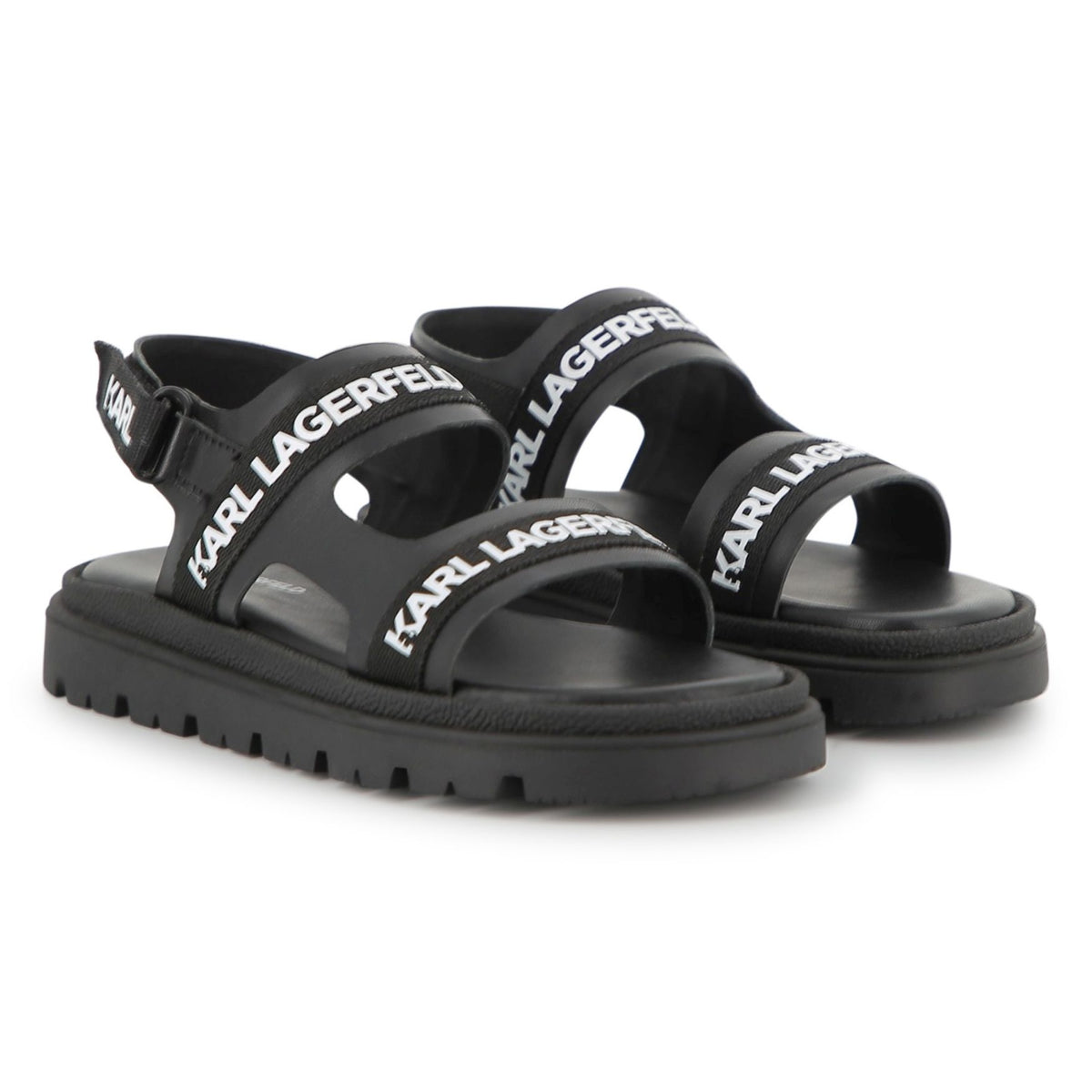 Karl Lagerfeld Sandals Logo Black