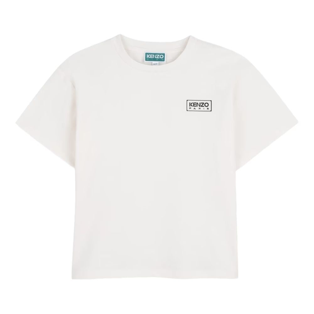 Kenzo Tshirt Logo Offwhite