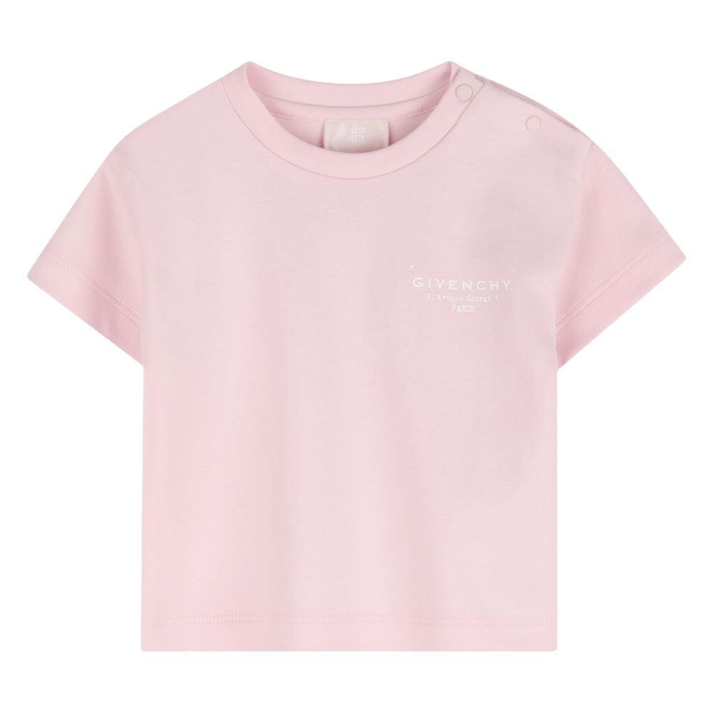 Givenchy Tshirts Logo Marshmallow