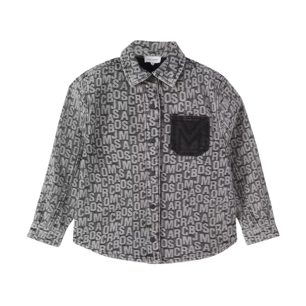 Marc Jacobs Shirt Over Mono Print Black