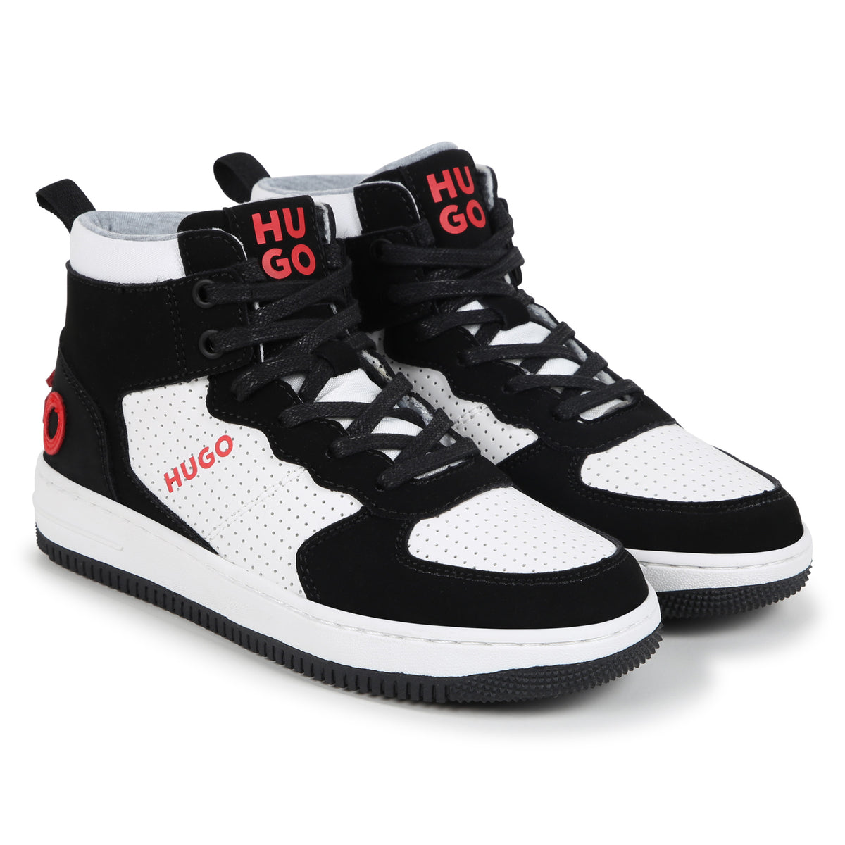 Hugo Sneaker H3 Mid Logo Black-White