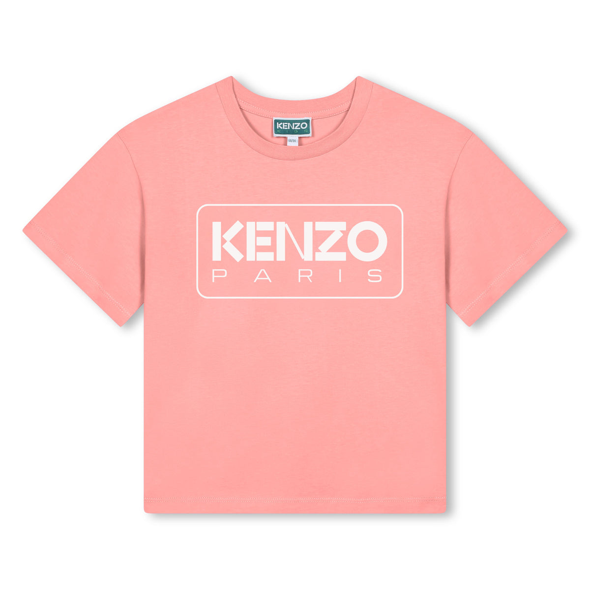 Kenzo T-Shirt Logo Block Pink