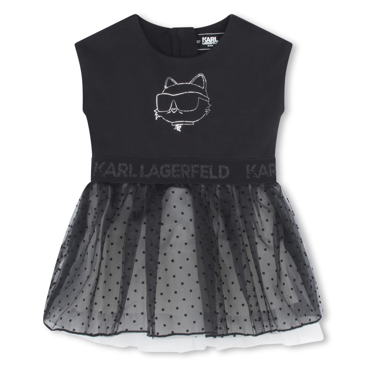 Karl Lagerfeld Dress Logo Black