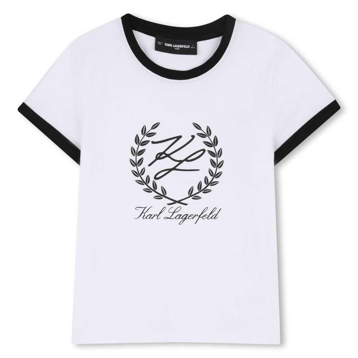 Karl Lagerfeld Tshirt Signature Logo Whiteblack