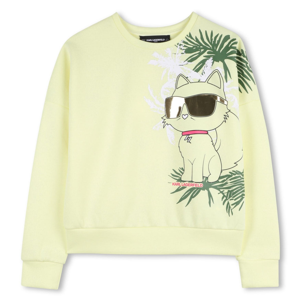 Karl Lagerfeld Sweater Choupette Yellow