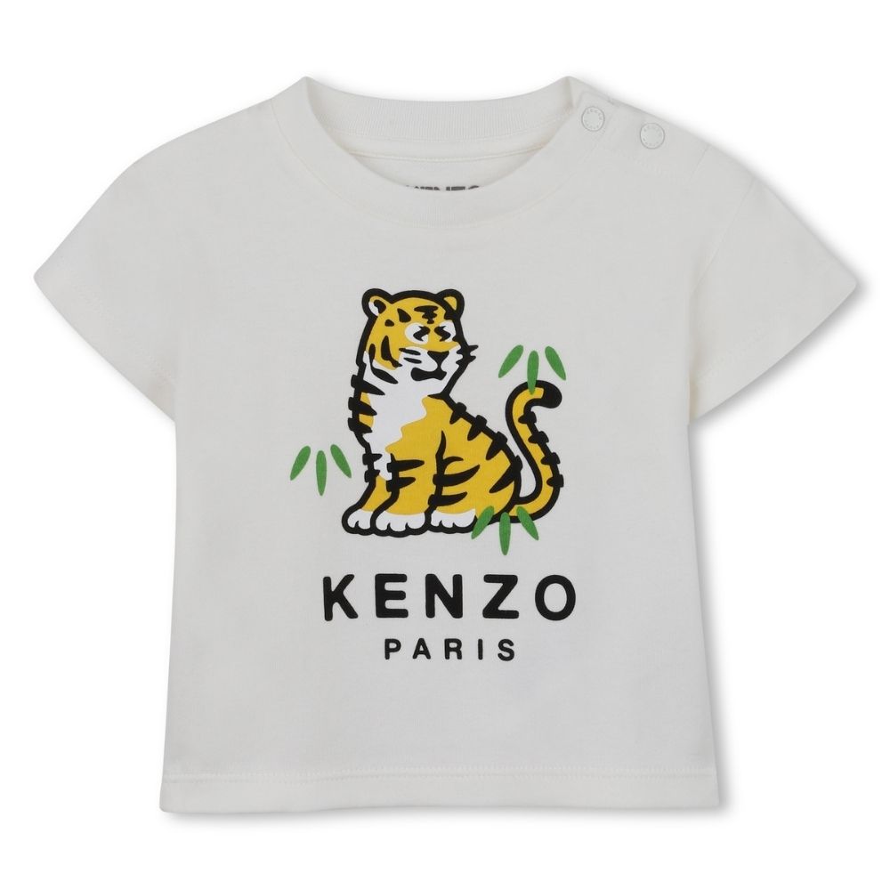 Kenzo Tshirt Tiger White