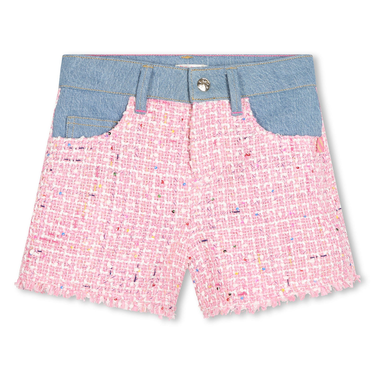 Billieblush Short Tweed Denim Pink