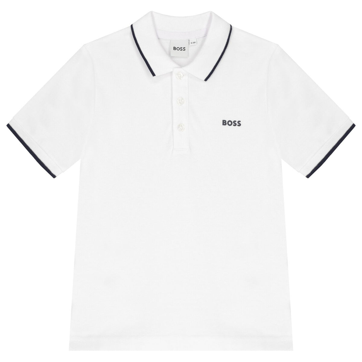 Boss Golfer Side Logo White