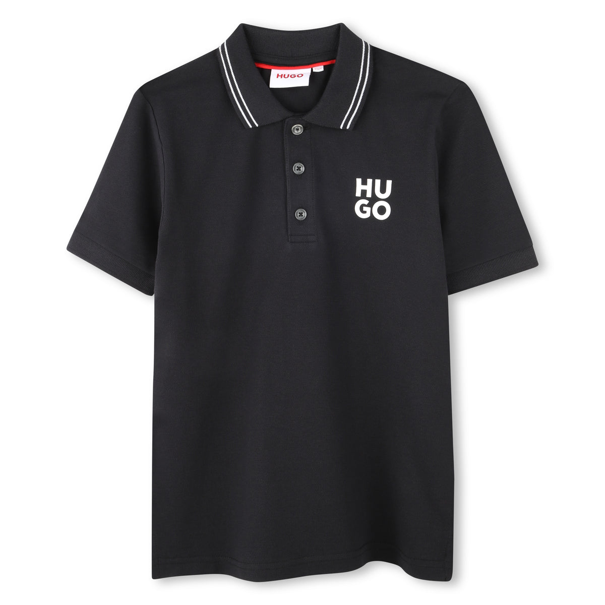 Hugo Golfer Logo Button Black