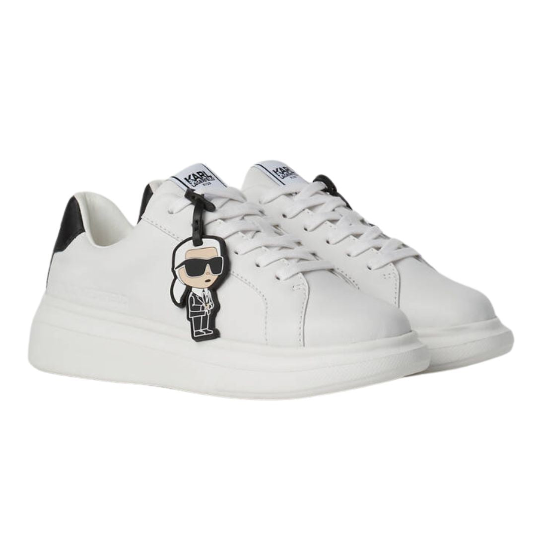 Karl Lagerfeld Sneaker Tag Logo White