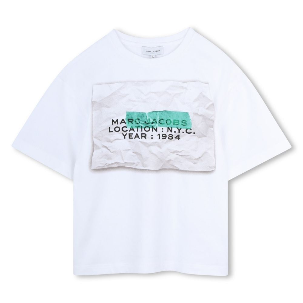 Marc Jacobs Tshirt Logo White