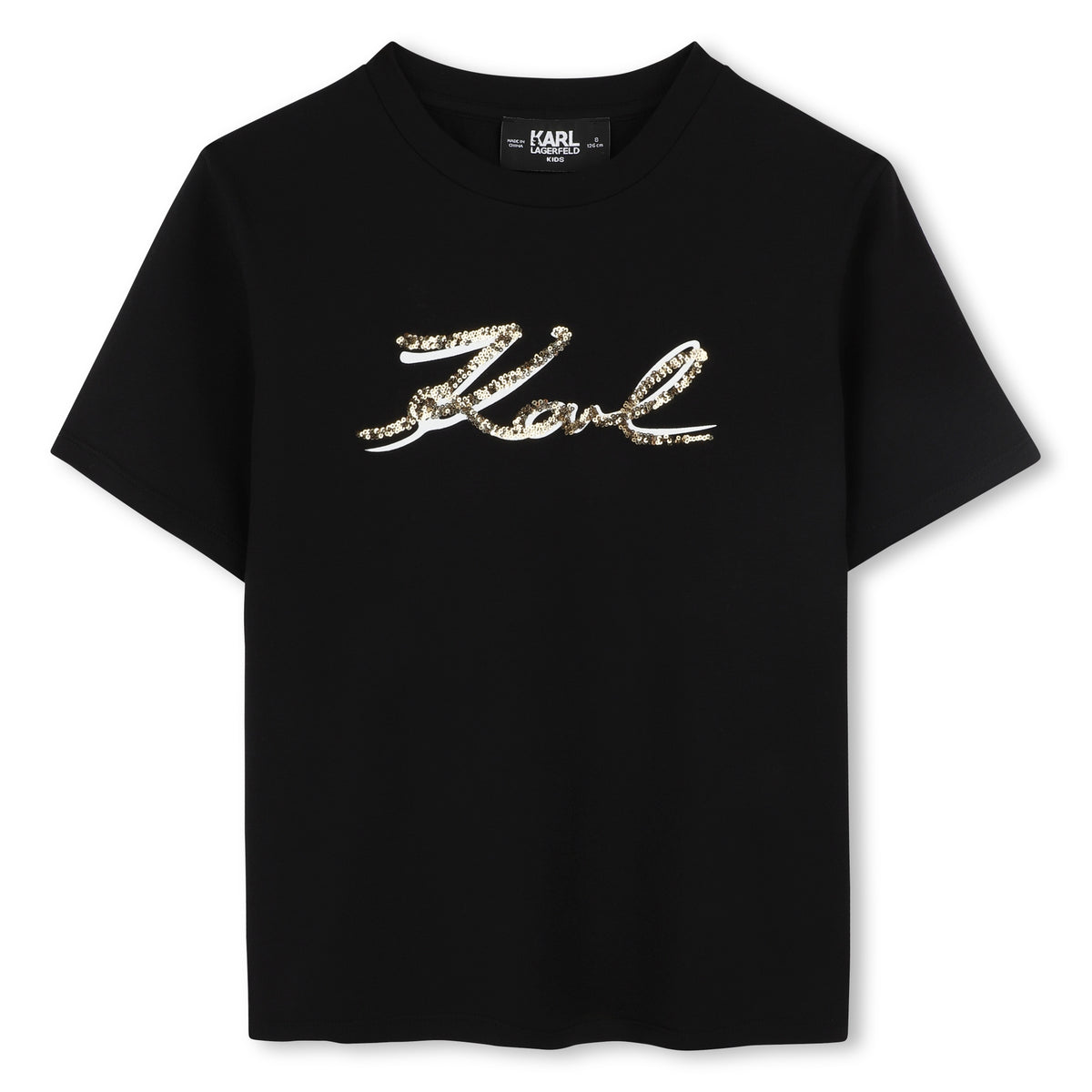 Karl Lagerfeld Tshirt Signature Blackgold