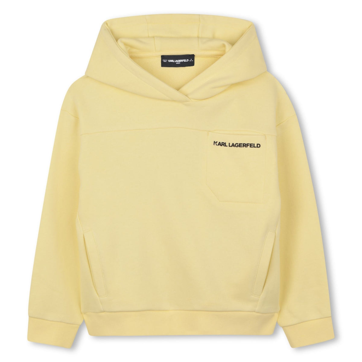 Karl Lagerfeld Sweater Logo Hoodie Yellow