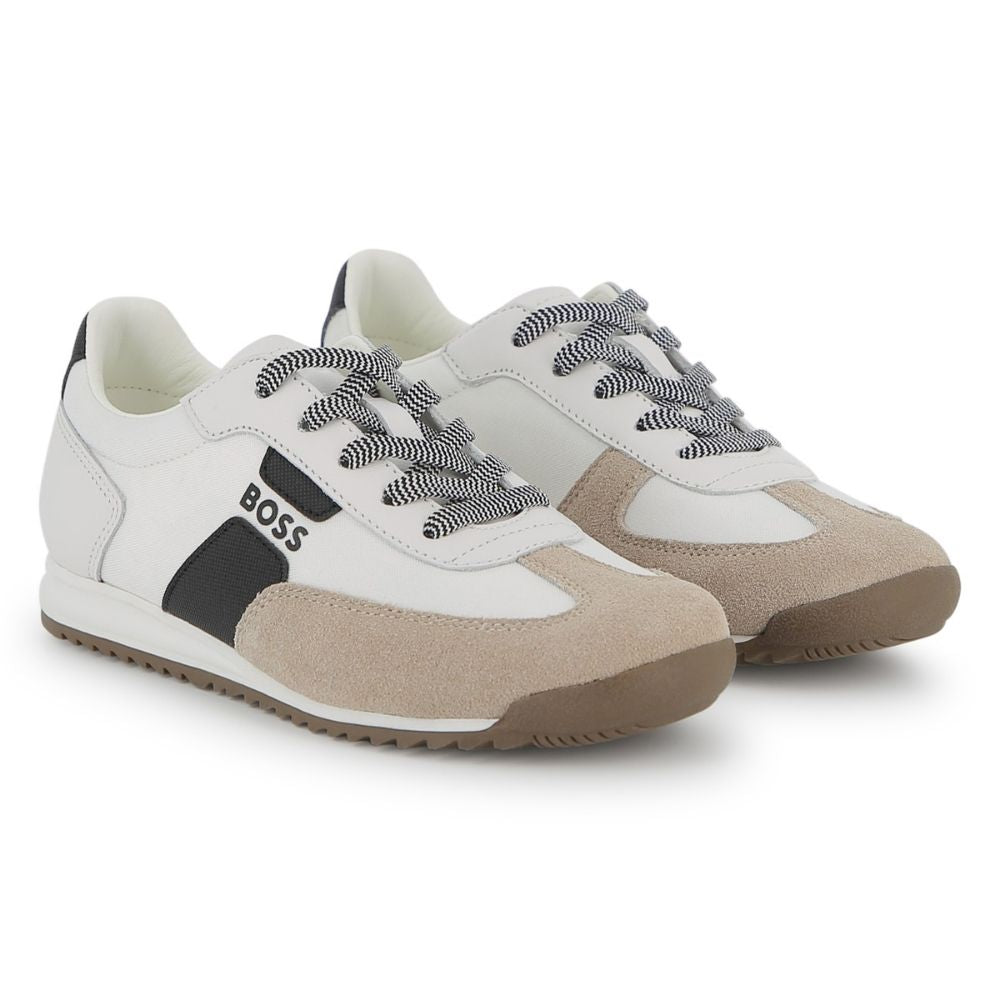 Boss Sneakers Logo Off Whitebeige