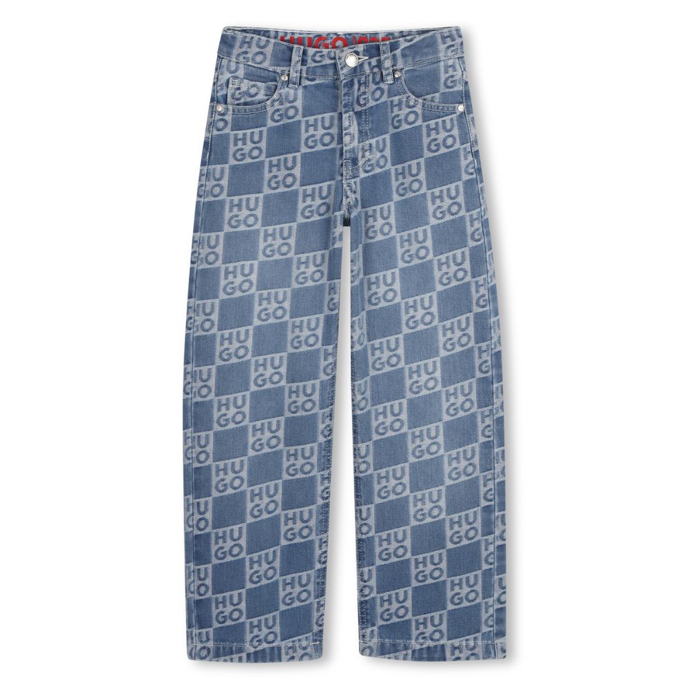 Hugo Jeans Checkered Blue