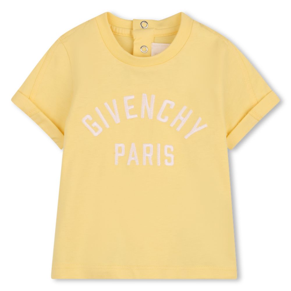 Givenchy Tshirt Logo Yellow