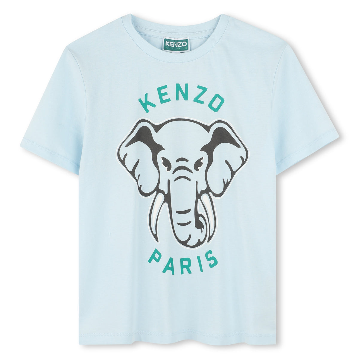 Kenzo Tshirt Elephant Logo Blue