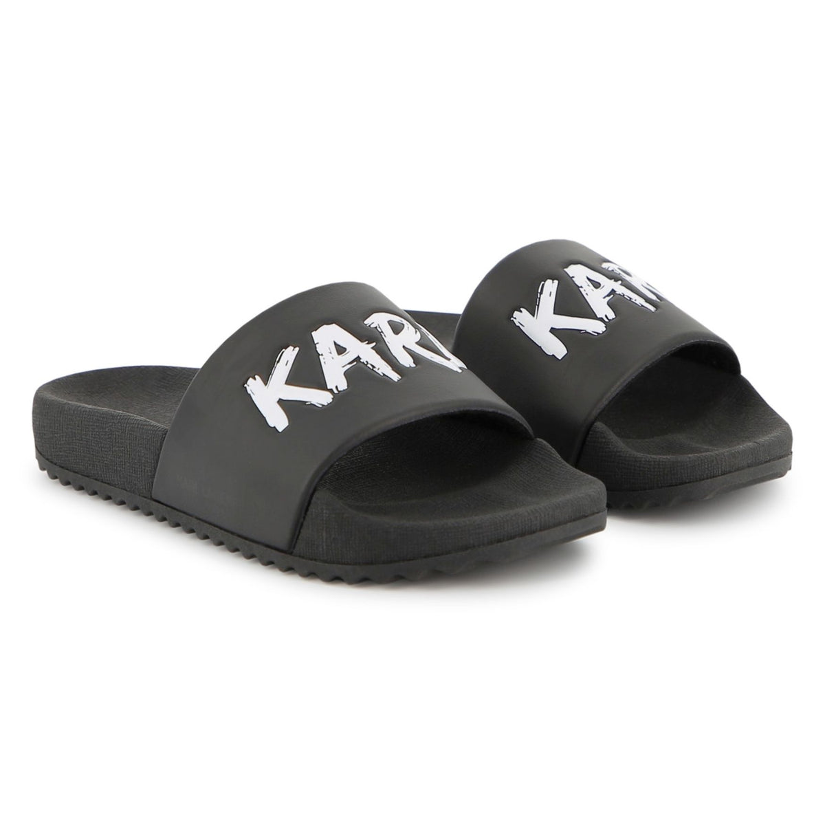 Karl Lagerfeld Slides Logo Blackwhite
