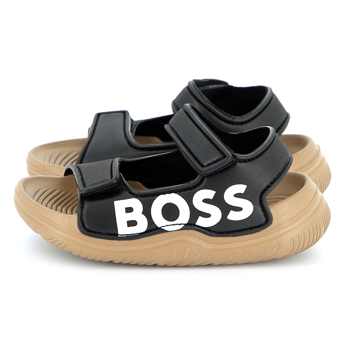 Boss Sandal Bsa Logo Black