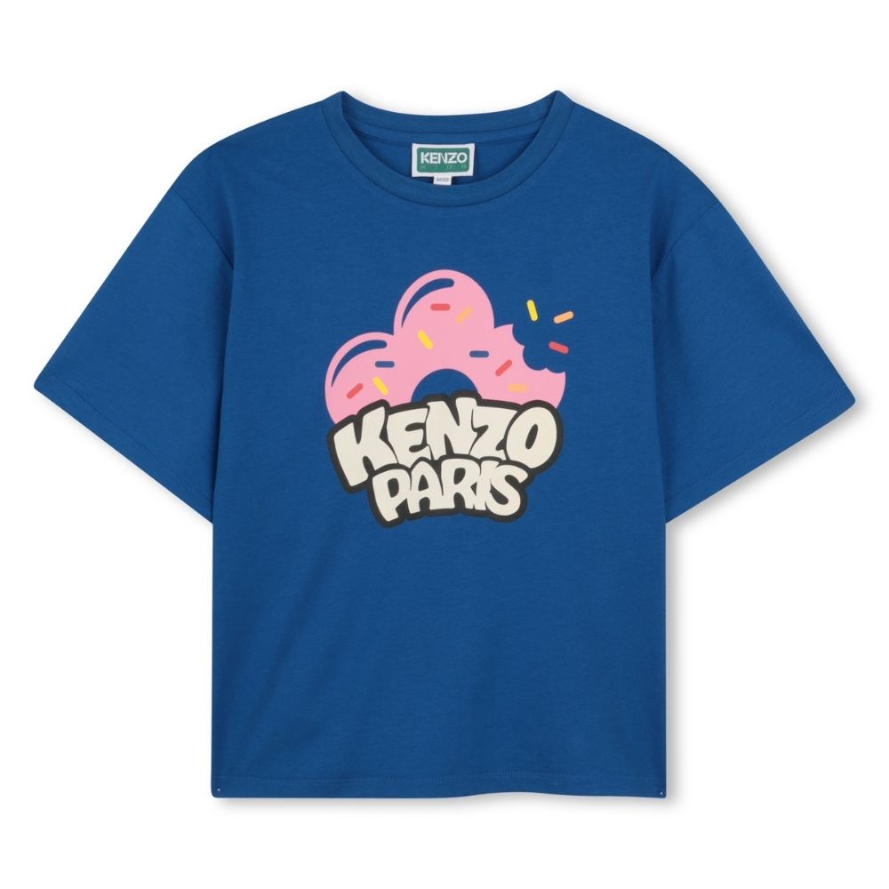 Kenzo Tshirt Logo Blue
