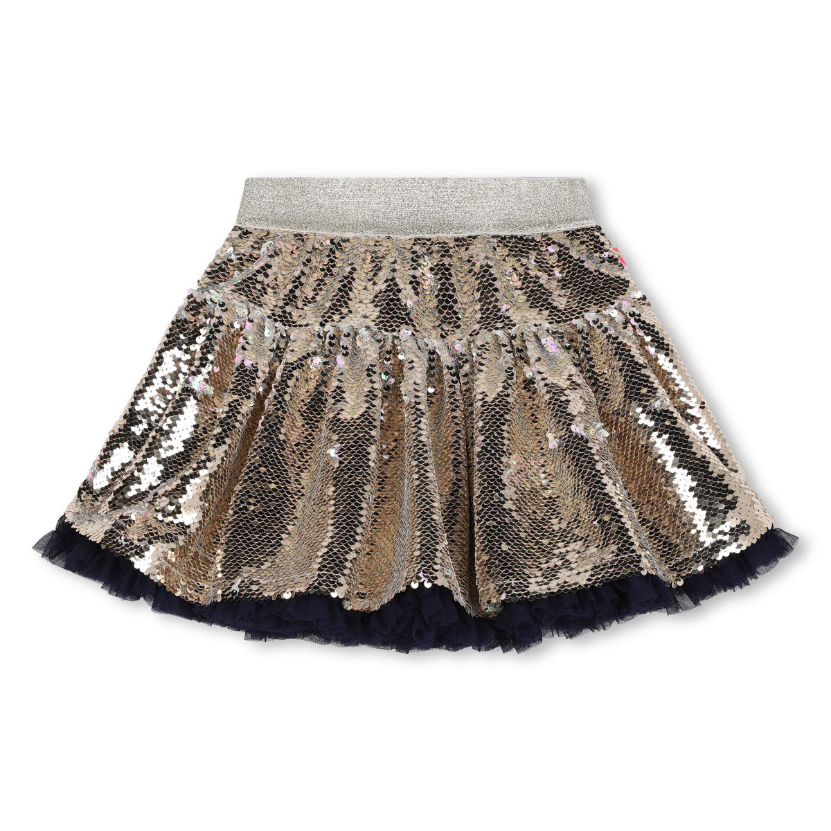 Billieblush Skirt Sequins Gold