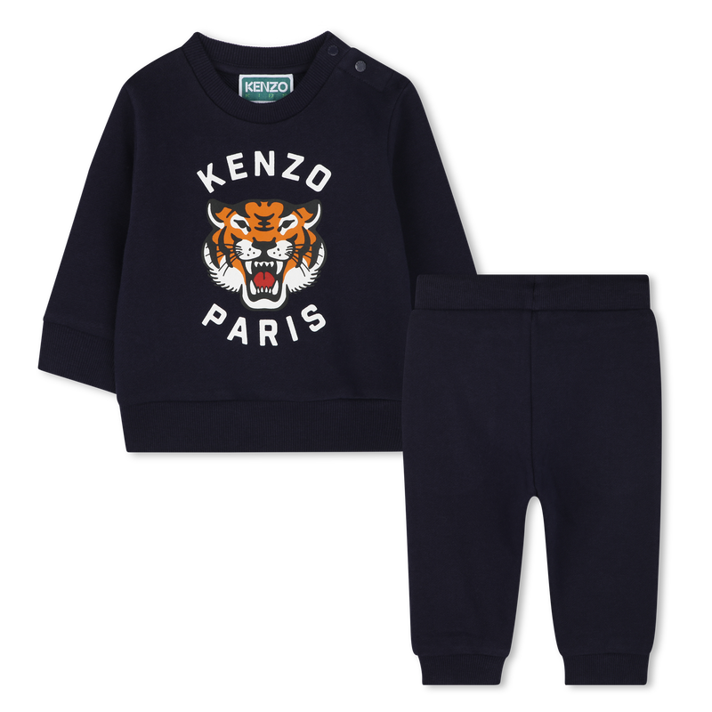 Kenzo Trackset Tiger Logo Navy