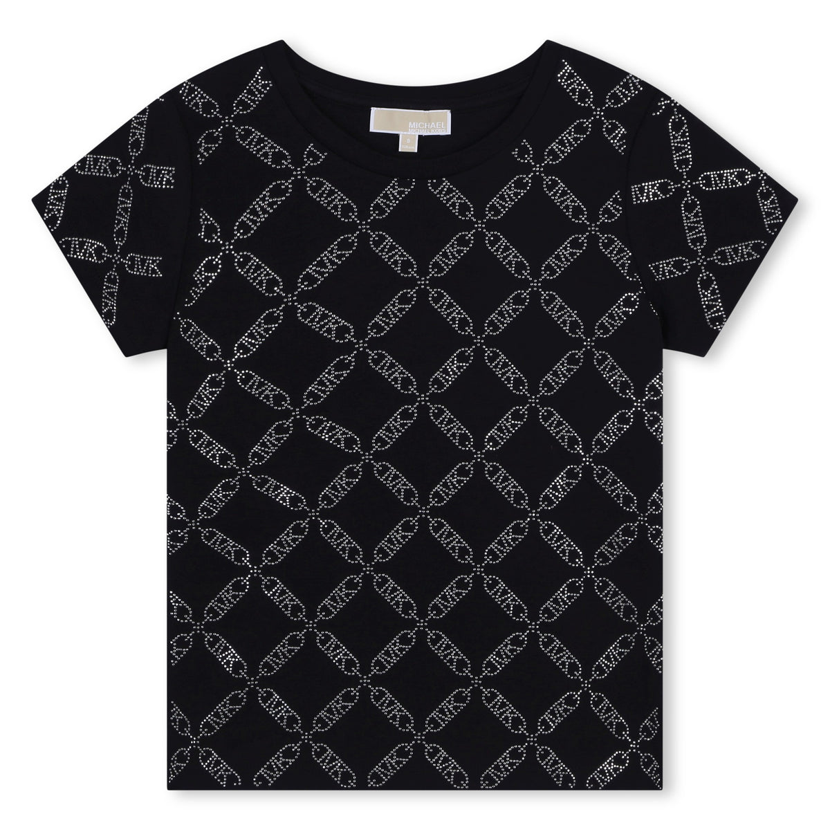 Michael Kors T-Shirt All Over Logo Black