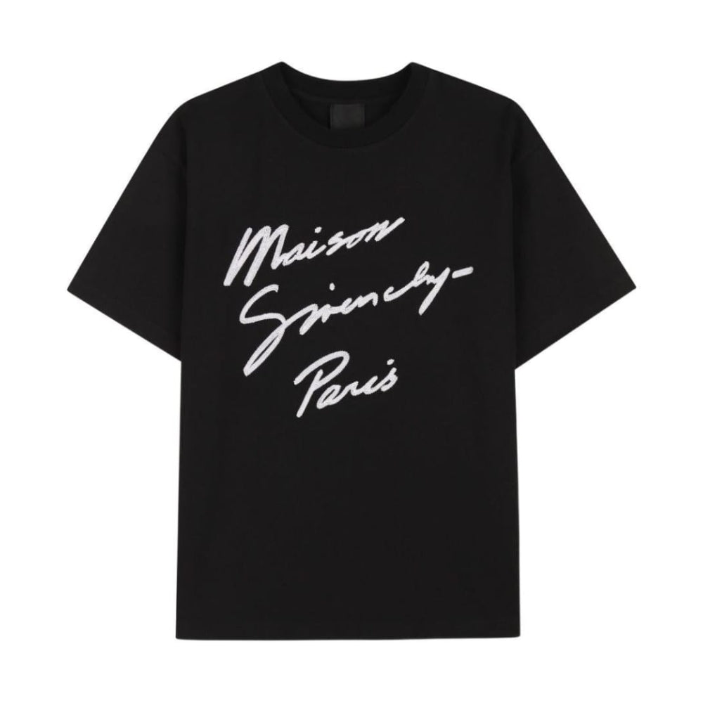 Givenchy Tshirt Logo Print Black