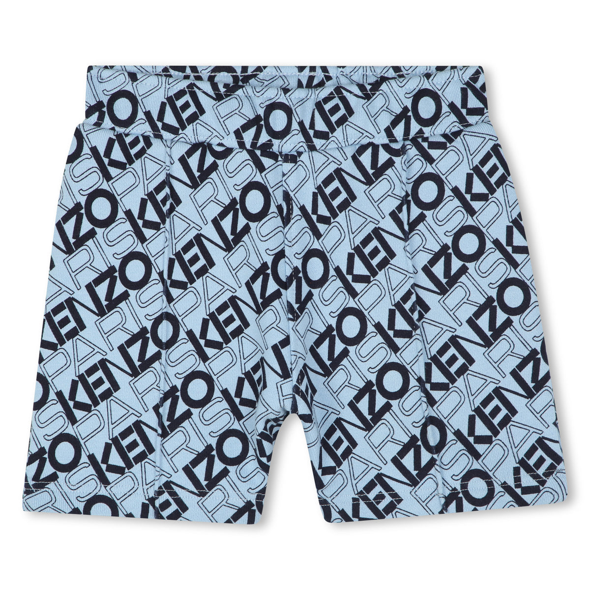 Kenzo Shorts All Over Logo Blue
