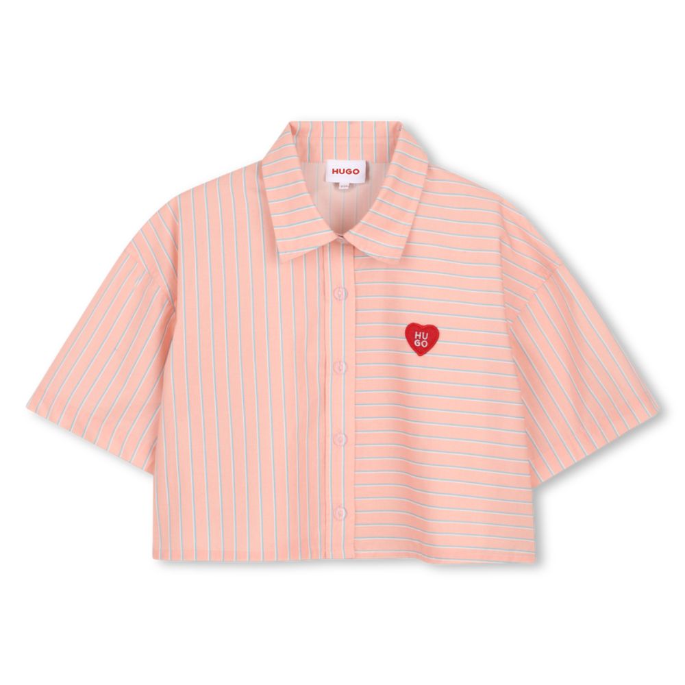 Hugo Shirt Courtes Heart Rose Candy