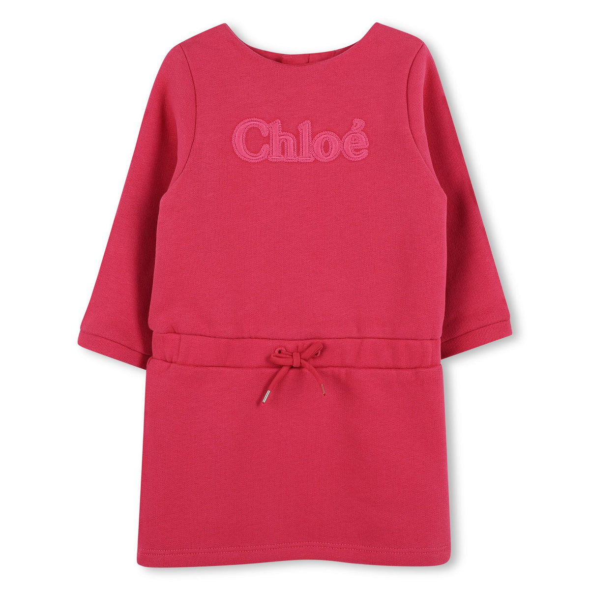 Chloe Dress Logo Fuschia