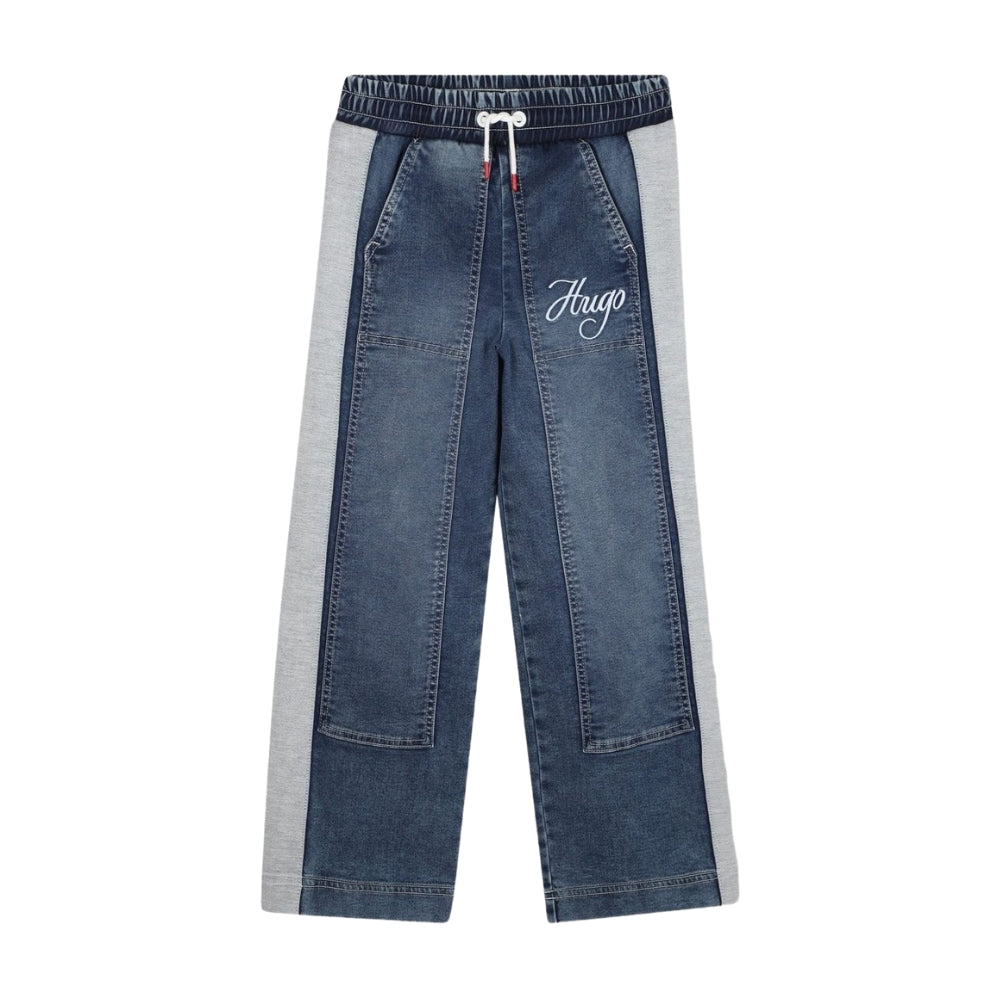 Hugo Jeans Logo Denim Blue