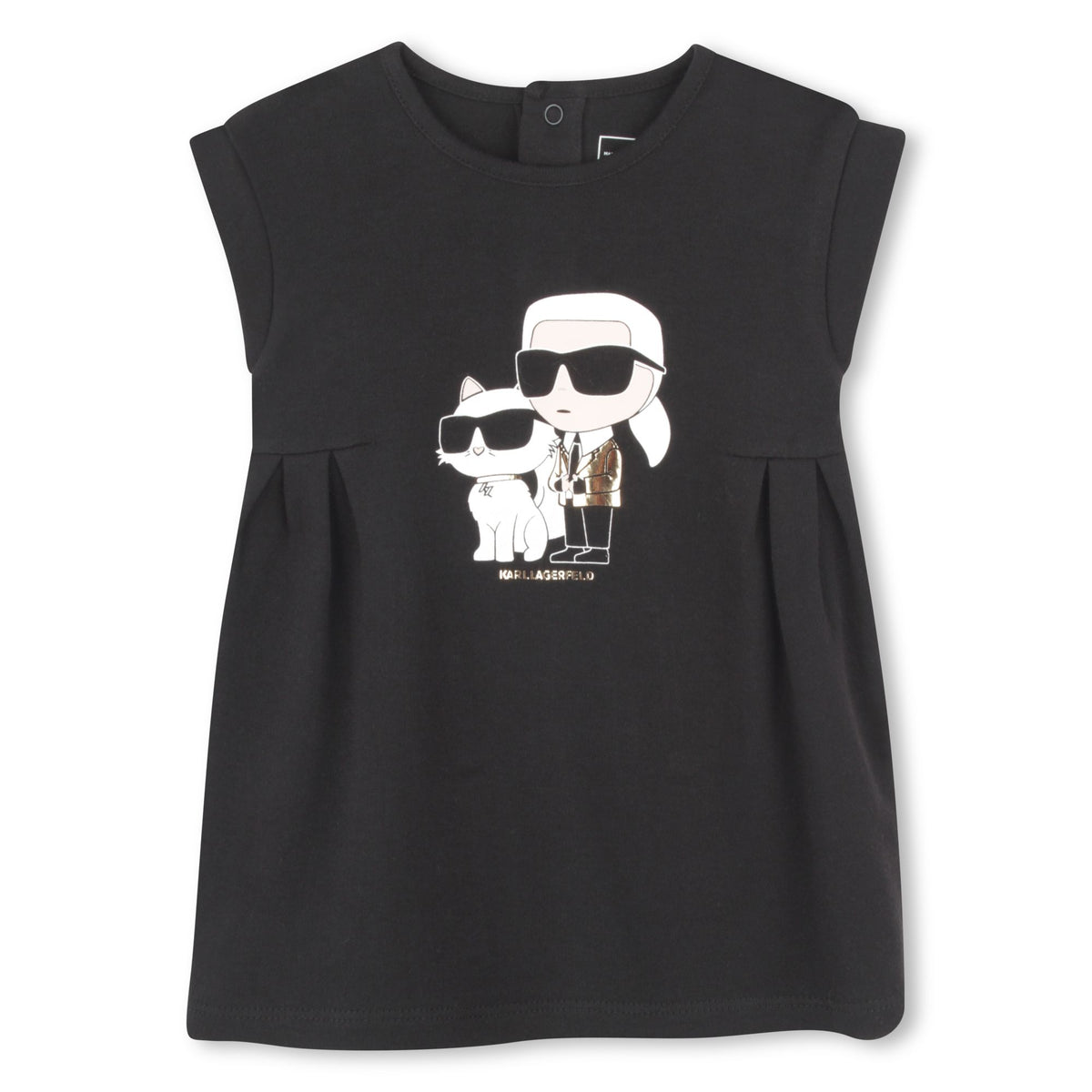 Karl Lagerfeld Dress Ikonic Choupette Black