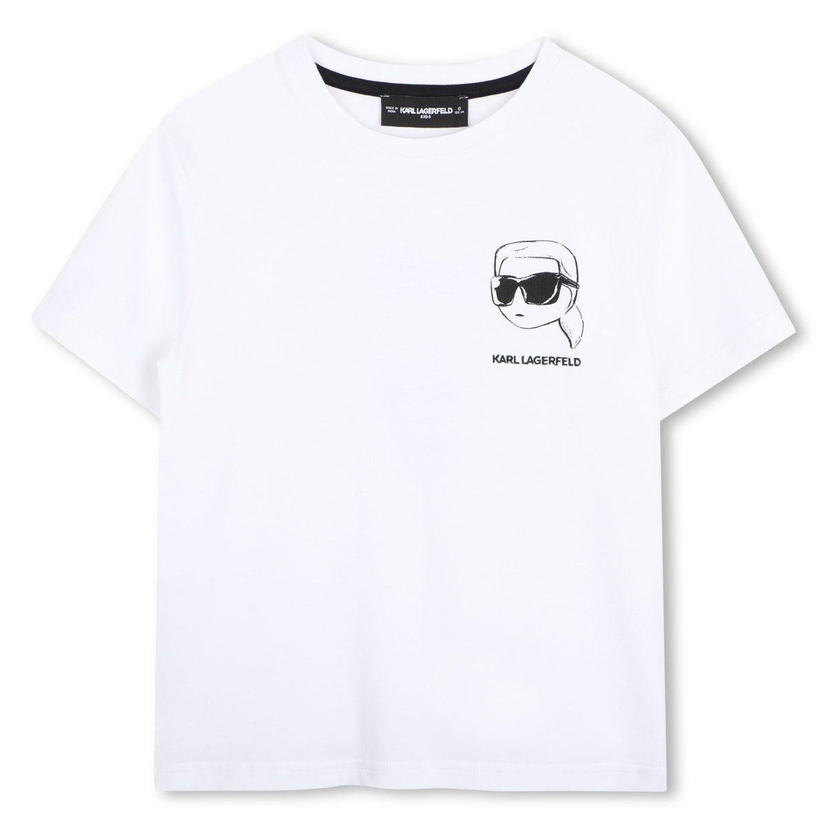 Karl Lagerfeld Tshirt Logo White