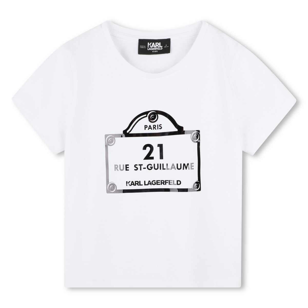 Karl Lagerfeld Tshirt Bag Log White