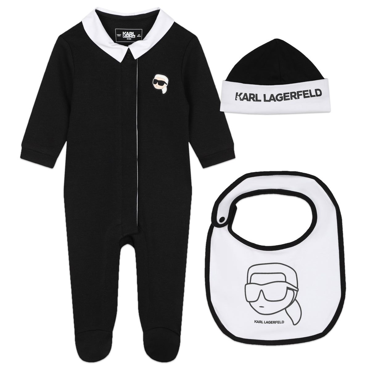 Karl Lagerfeld Set/Outfits Pj Bib Hat Black