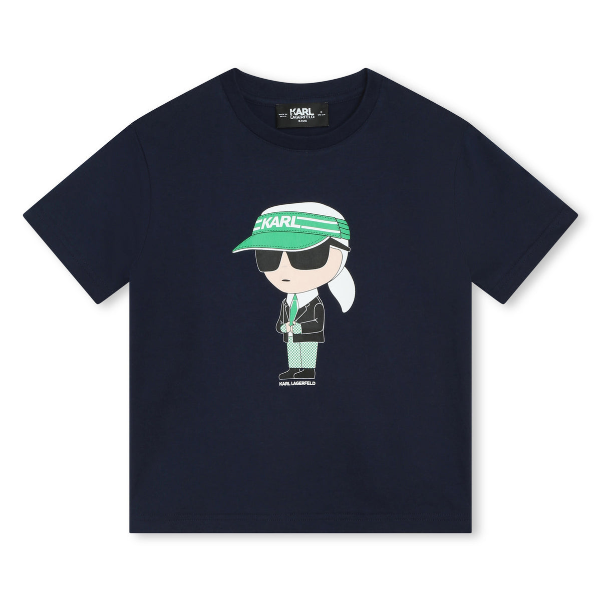 Karl Lagerfeld Tshirt Cap Logo Navy Blue