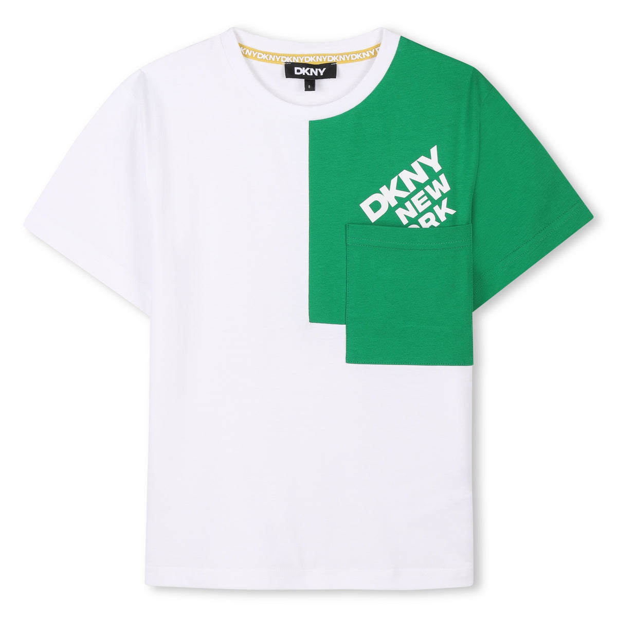 Dkny Tshirt Logo Greenwhite