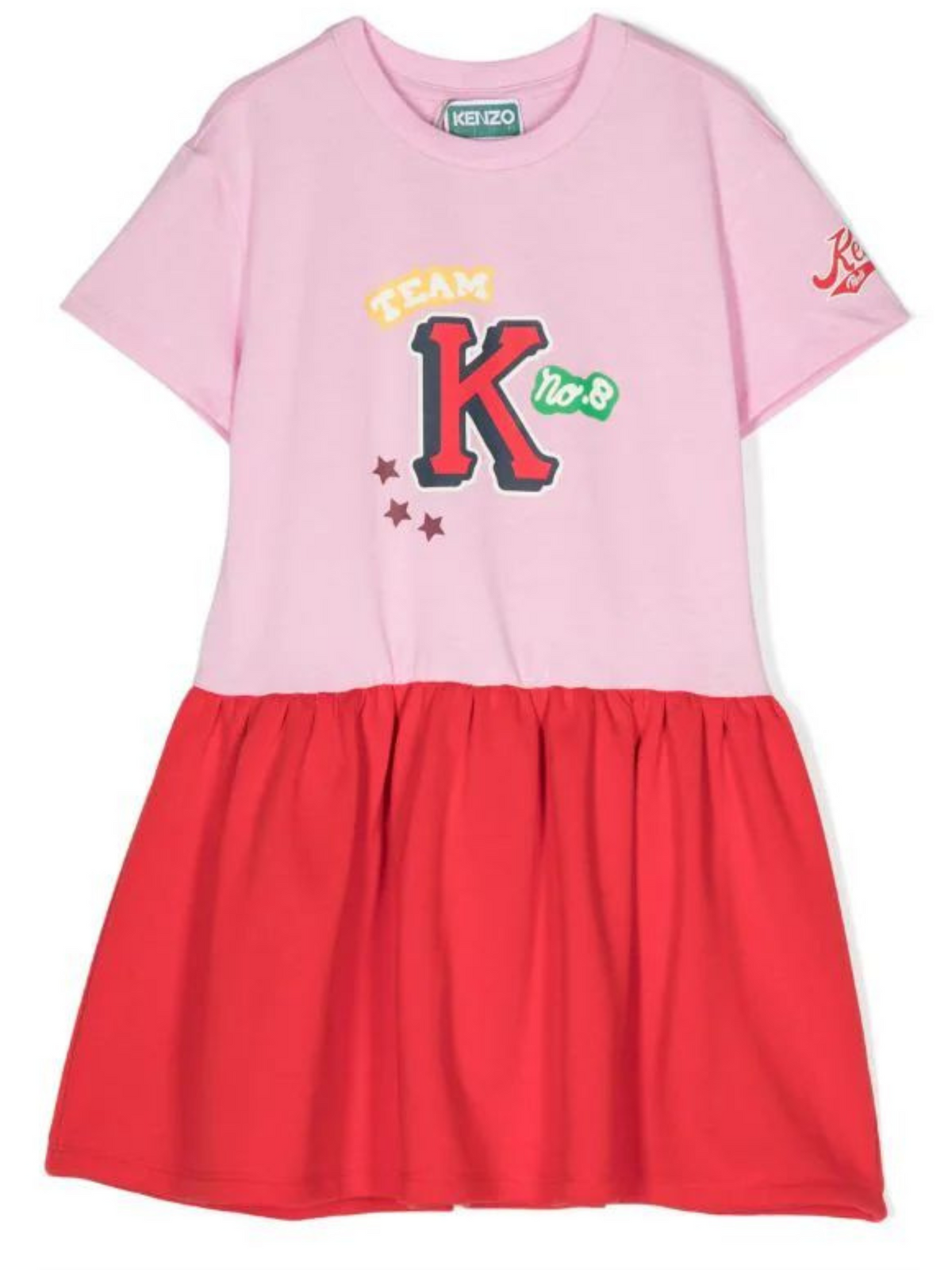 Kenzo Dress Varsity Red & Pink