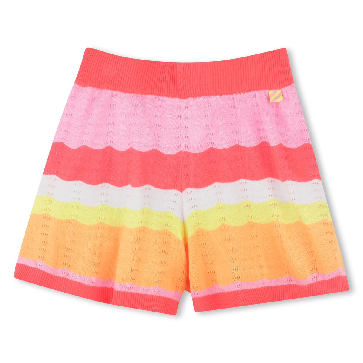 Billieblush Shorts Knitted Multicolour Coral Pink