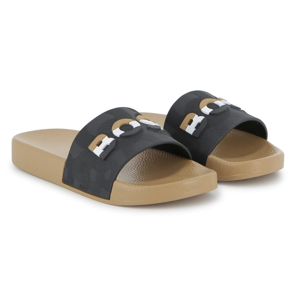 Boss Slides Logo Browngreen