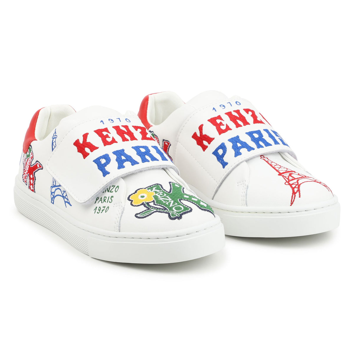 Kenzo Sneaker Ks9 Strap Logo White