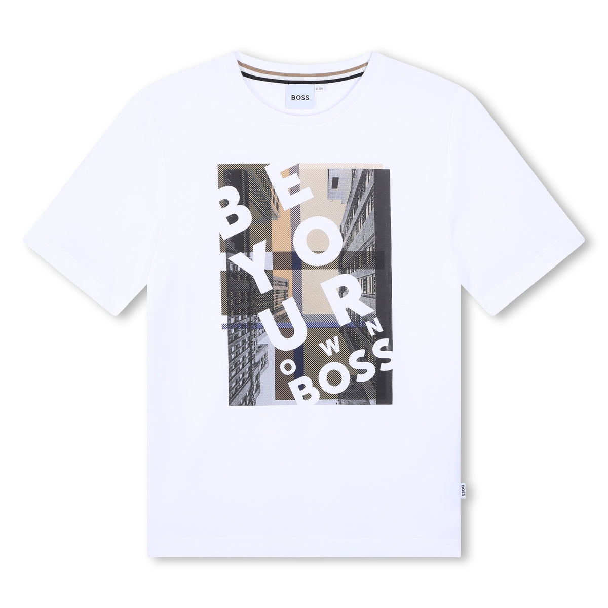 Boss T-Shirt Solgan White