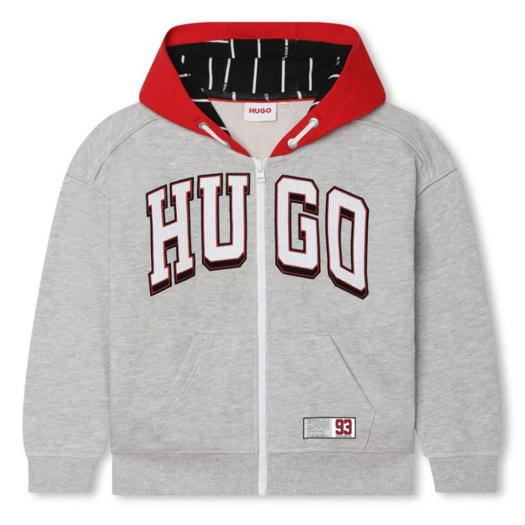 Hugo Jacket Varisty Logo Grey