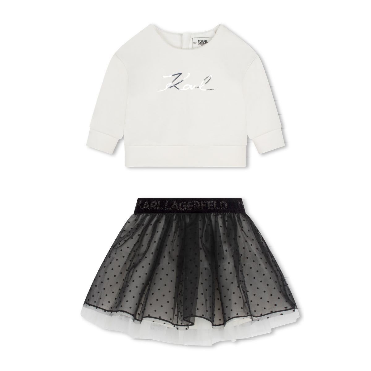 Karl Lagerfeld  Sets/Outfits Logo Offwhiteblack