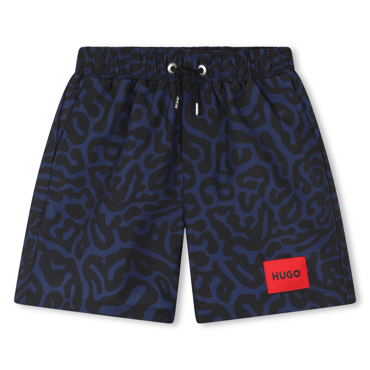 Hugo Shorts Graphic Logo Blue