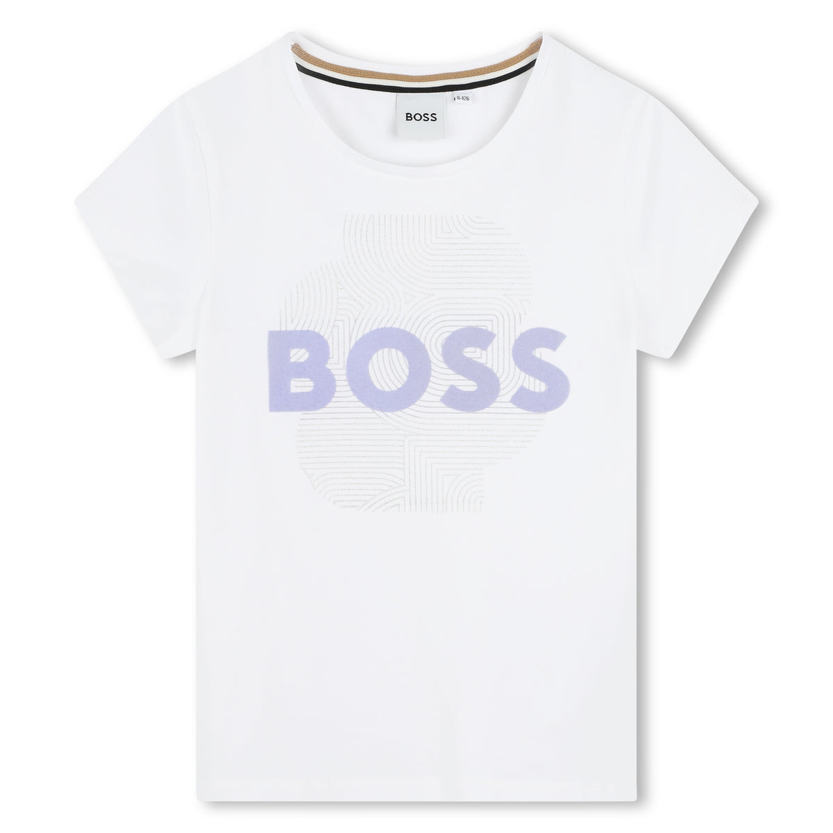 Boss  Tshirt Logo White