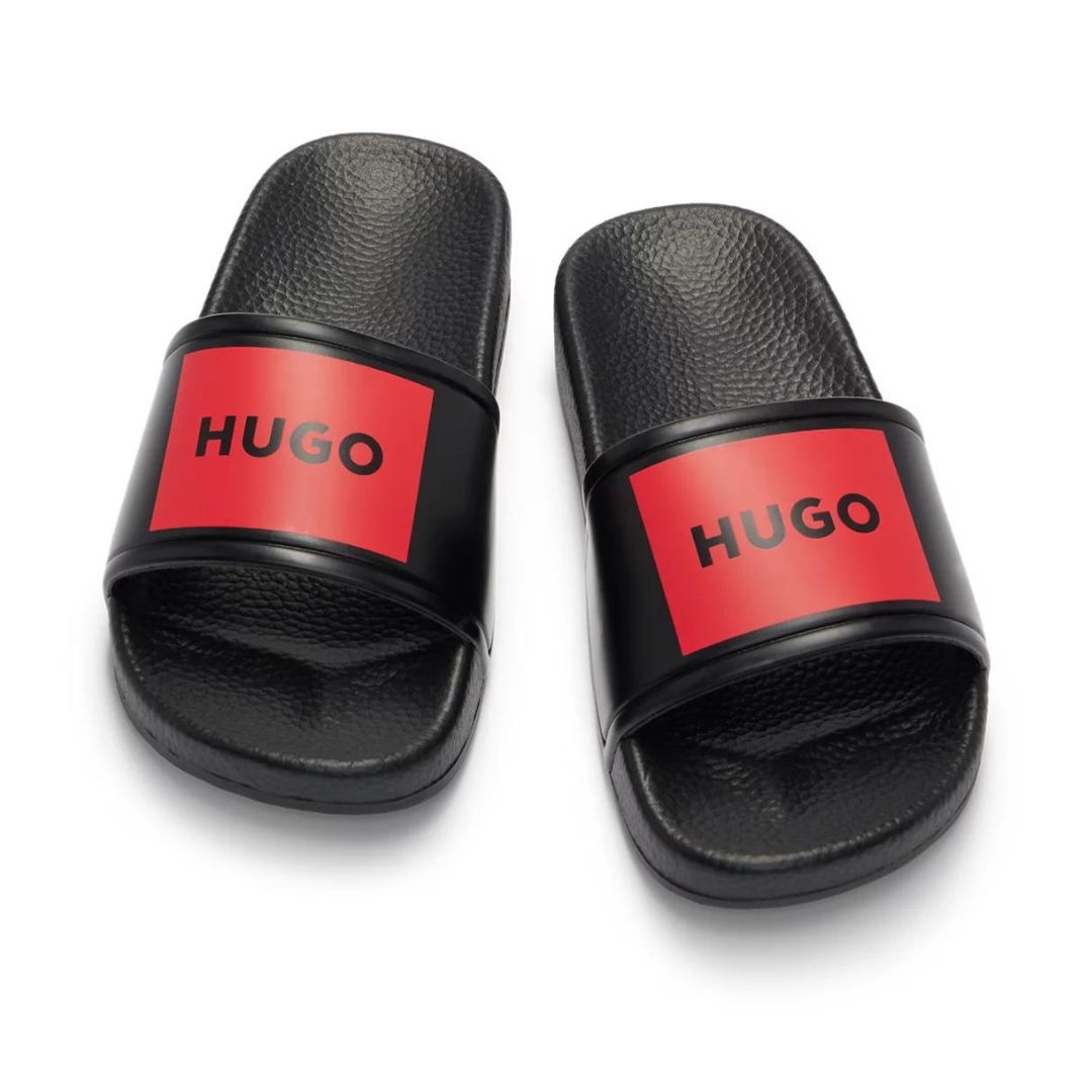 Hugo Slides Logo Black