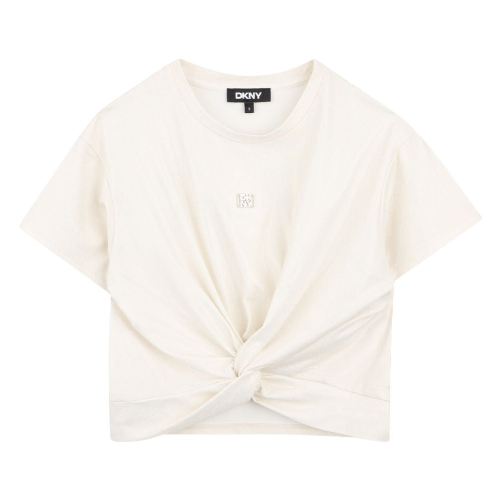 Dkny Tshirt Knot White